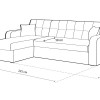 Romano L alakú kanapé