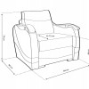 Rafi 311-es  ülőgarnitúra - ágyazható 3-as kanapé